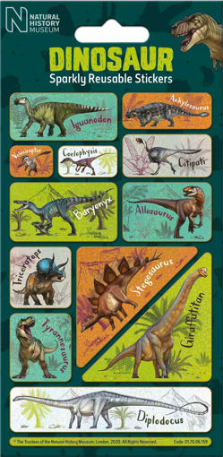 Picture of DINOSAUR NATIONAL HISTORY MUSEUM FOILED STICKER PACK
